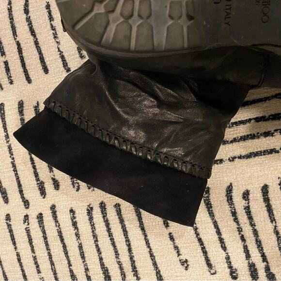 Jimmy Choo Black Studded Major Boots 9.5 / 40 - Picture 8 of 10